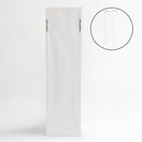 Espejo de puerta blanco de madera de 35x125 cm