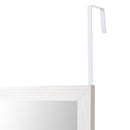 Espejo de puerta blanco de madera de 35x125 cm