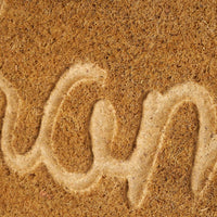 Felpudo Home antideslizante marrón de 60x40 cm.