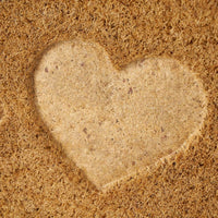 Felpudo Home antideslizante marrón de 60x40 cm.