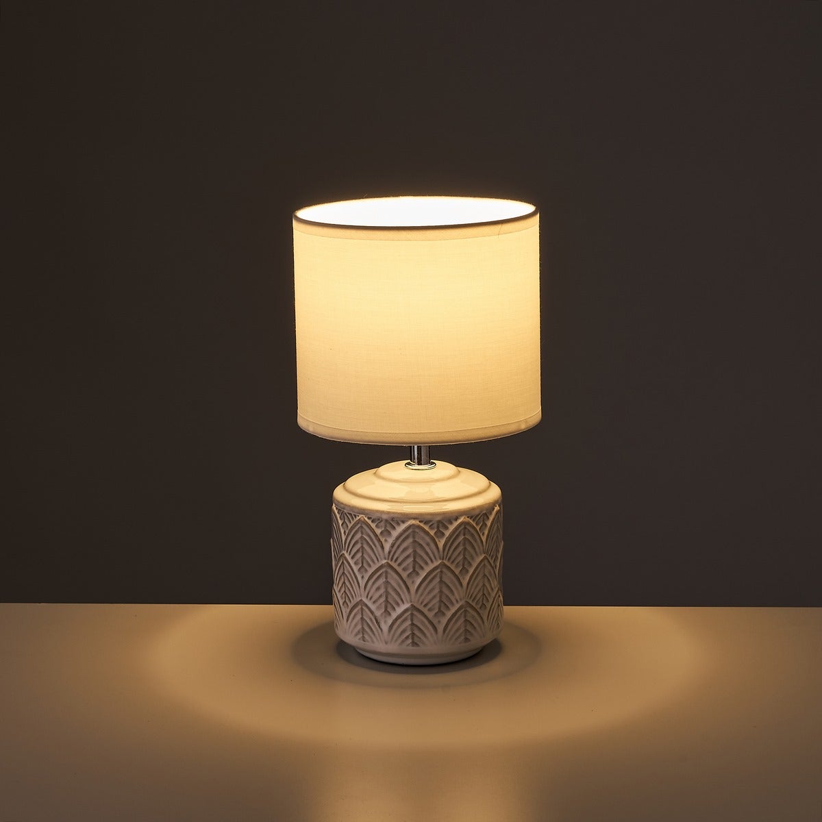 Lámpara de mesa cerámica de 28 cm