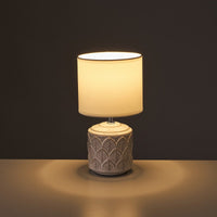 Lámpara de mesa cerámica de 28 cm