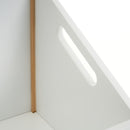 Baúl blanco de madera de pino