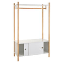 Perchero de pie con zapatero