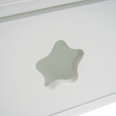 Mesita de noche 1 cajón blanco.