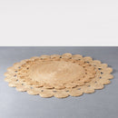 Alfombra de yute de 120 cm natural