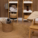 Alfombra de yute de 120 cm natural