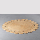 Alfombra de yute de 120 cm natural