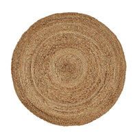 Alfombra de yute de 100 cm natural