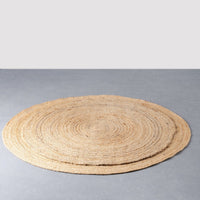 Alfombra de yute de 120 cm natural