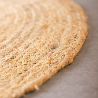 Alfombra de yute de 120 cm natural