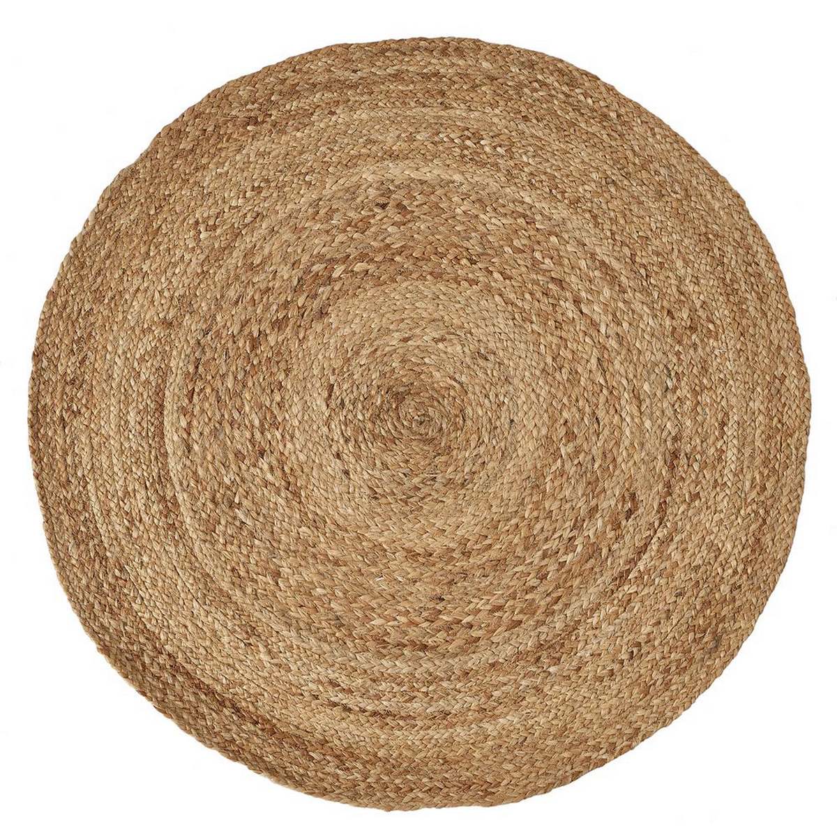 Alfombra de yute de 120 cm natural