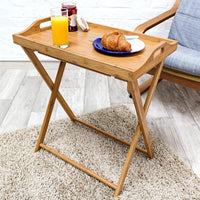 Mesa auxiliar bandeja plegable