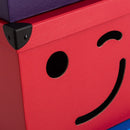 Set de 10 cajas de cartón multicolor