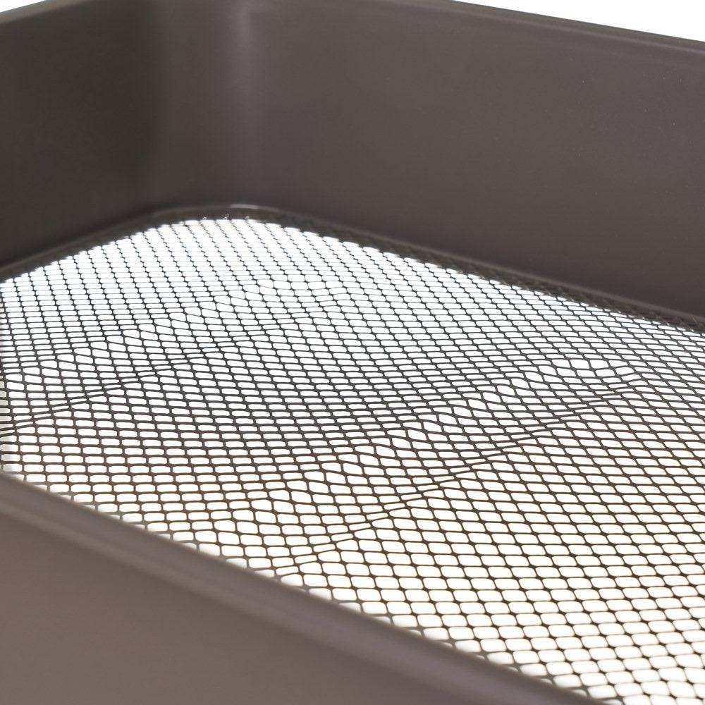 Carro multiusos gris de metal con ruedas