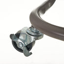 Carro multiusos gris de metal con ruedas