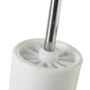 Escobillero de cerámica blanco