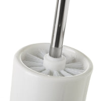 Escobillero de cerámica blanco