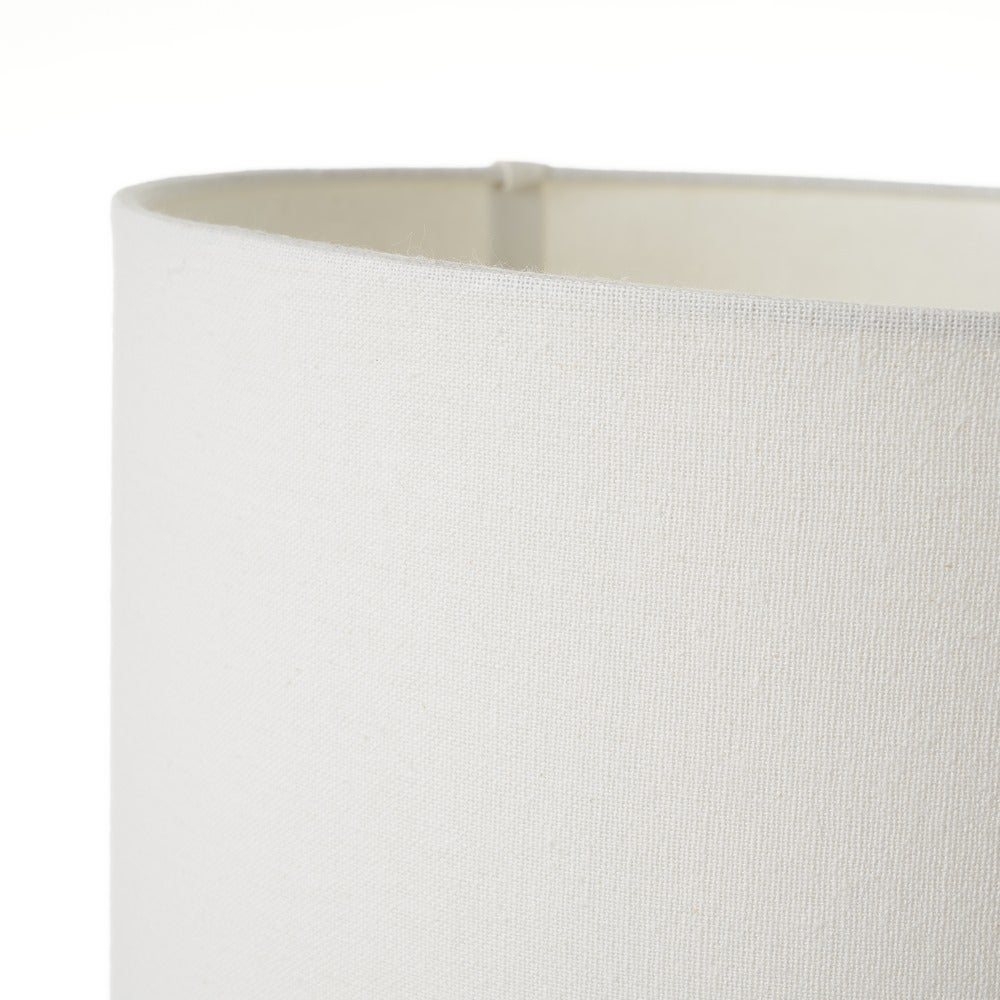 Lámpara de mesa trípode de bambú natural