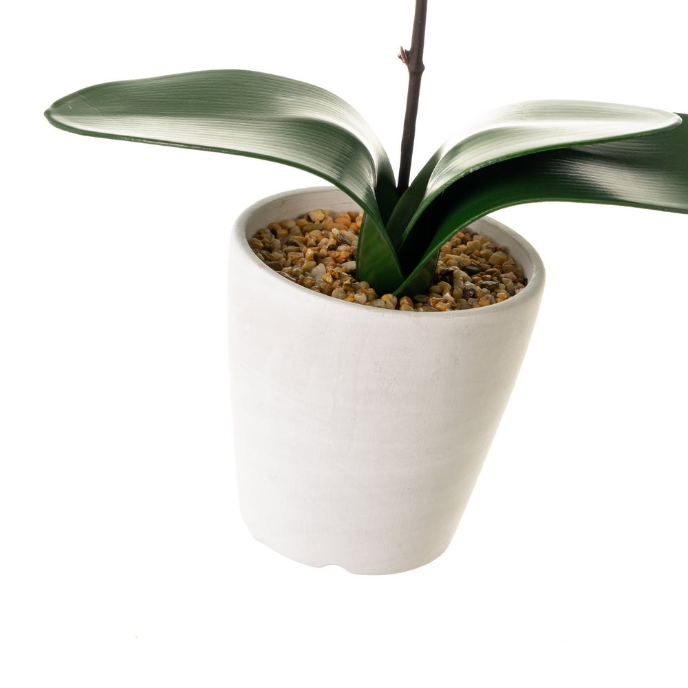 Orquídea artificial blanca