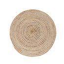 Alfombra de yute blanco de 90 cm