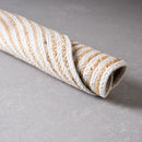 Alfombra de yute blanco de 100 cm