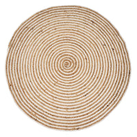 Alfombra de Yute Natural Cuadrada 120x120 cm