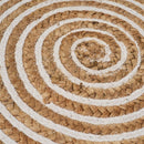 Alfombra de Yute Natural Cuadrada 120x120 cm