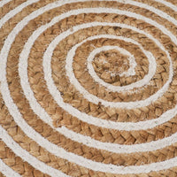 Alfombra de Yute Natural Cuadrada 120x120 cm