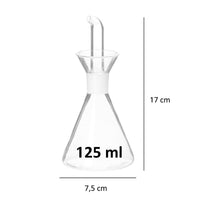 Aceitera antigoteo de cristal de 125ml