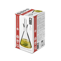 Aceitera antigoteo de cristal de 250 ml