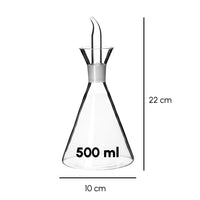 Aceitera antigoteo de cristal 500 ml