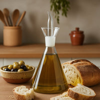 Aceitera antigoteo de cristal 500 ml