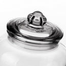 Set de 3 saleros y pimenteros de cristal