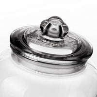 Set de 3 saleros y pimenteros de cristal