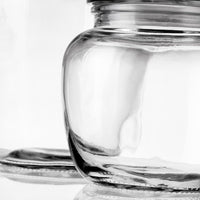 Set de 3 saleros y pimenteros de cristal