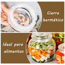 Set de 3 saleros y pimenteros de cristal