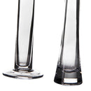 Jarrón de cristal transparente