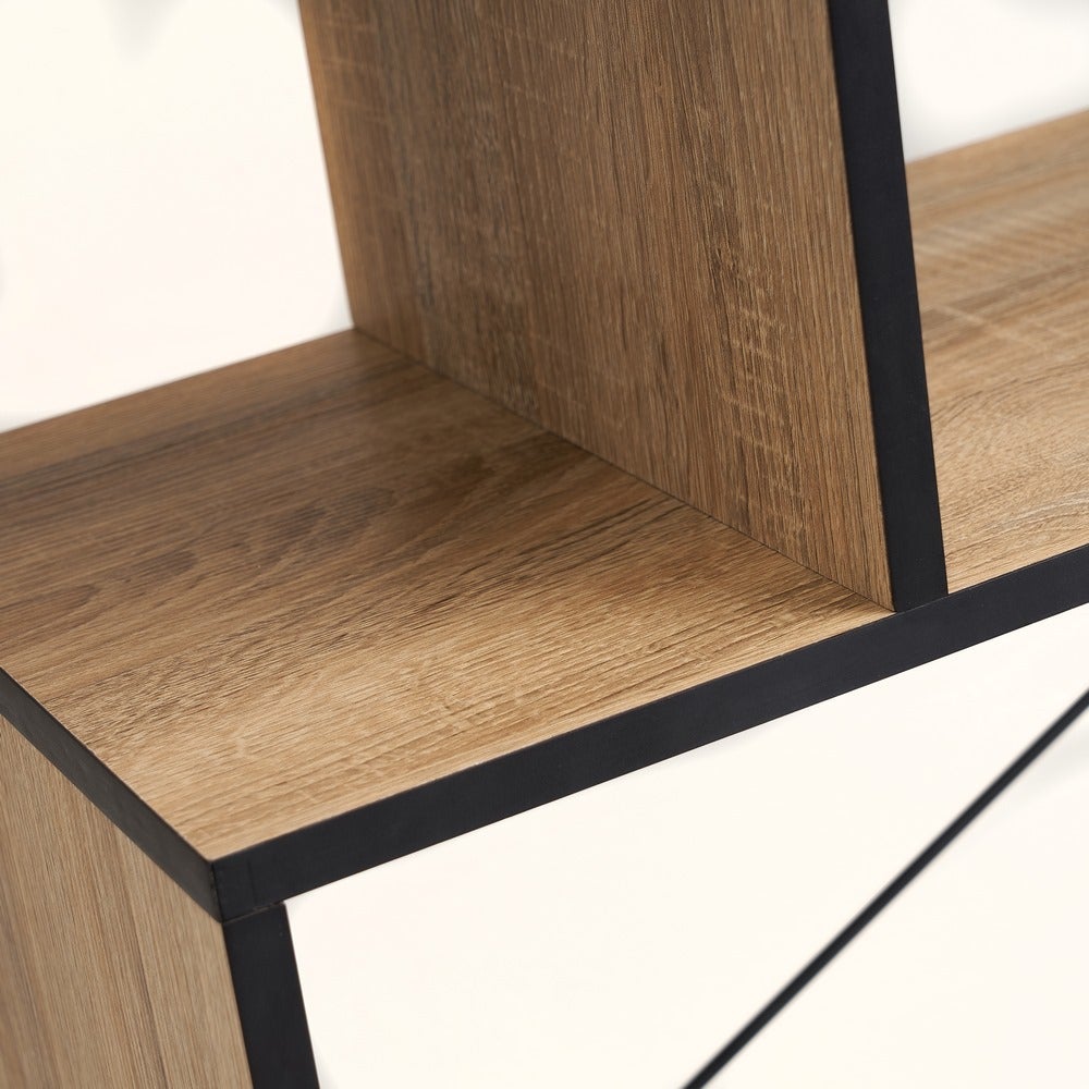 Estantería geométrica con 5 baldas