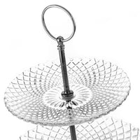 Frutero de cristal 3 alturas