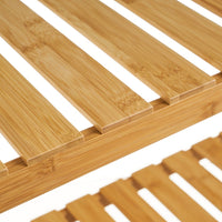 Zapatero de bambú natural