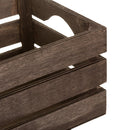 Set de 4 cestas marrón