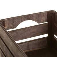 Set de 4 cestas marrón