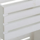 Set de 3 cajas organizadoras de madera blancas