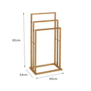 Toallero de bambú natural