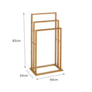 Toallero de bambú natural