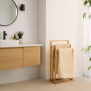 Toallero de bambú natural