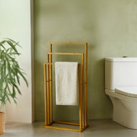 Toallero de bambú natural