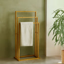 Toallero de bambú natural