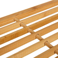 Zapatero de bambú natural